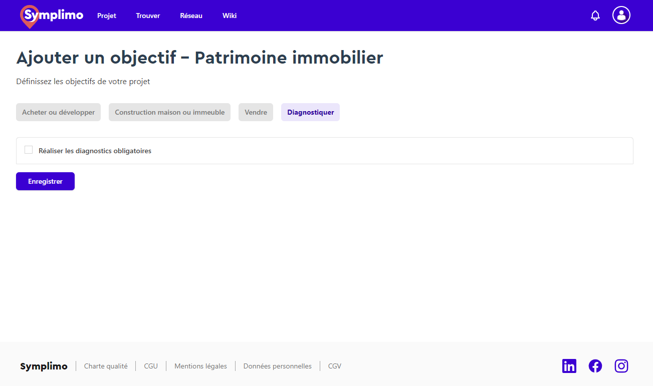 Symplimo m'accompagne dans mon projet pour réaliser un diagnostic !